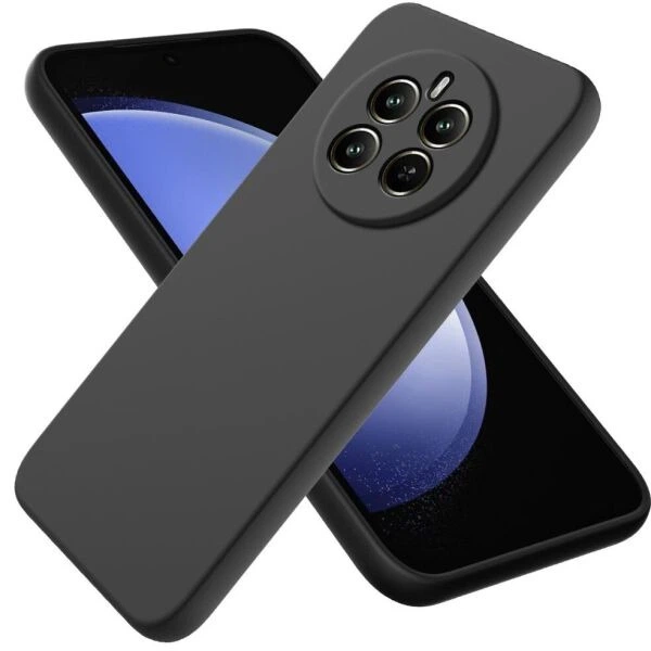 Силиконовый (TPU) чехол Deexe Silicone Case для Realme 12 / 12 Plus - Black - Фото 1 Силиконовый (TPU) чехол Deexe Silicone Case для Realme 12 / 12 Plus - Black - изображение 1