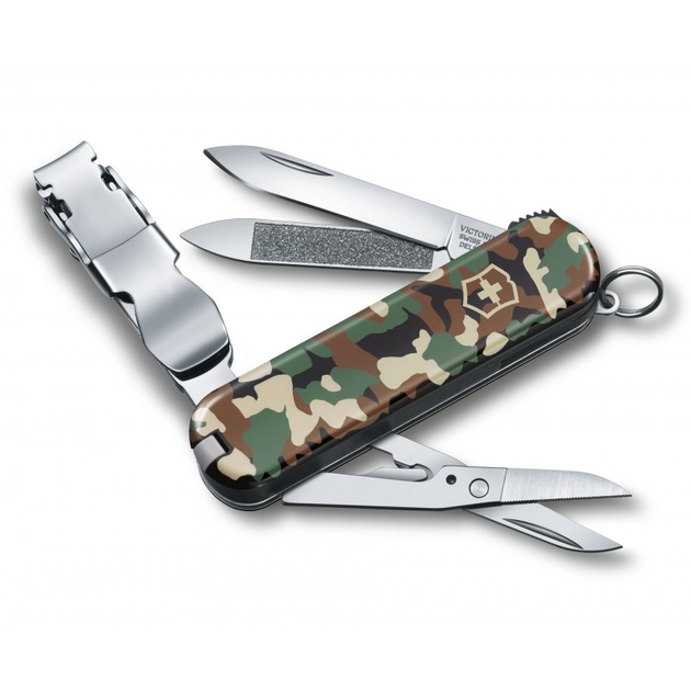 Нож складной швейцарский 65 мм/8 функций Victorinox NAILCLIP 580 Камуфляж - изображение 1