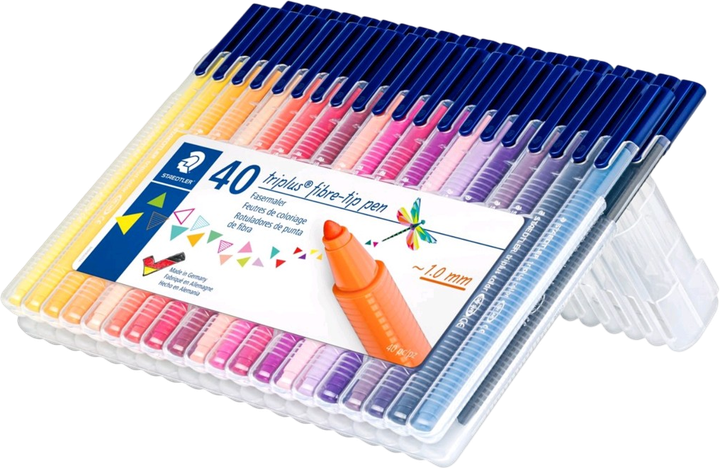 Набор фломастеров Staedtler Triple Color 40 шт (4007817051955) – фото ...