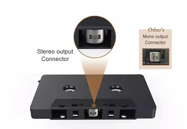 Адаптер Bluetooth кассета со стерео головкой, модулятор для автомагнитол Multifunctional MP3, WAV Black - изображение 5