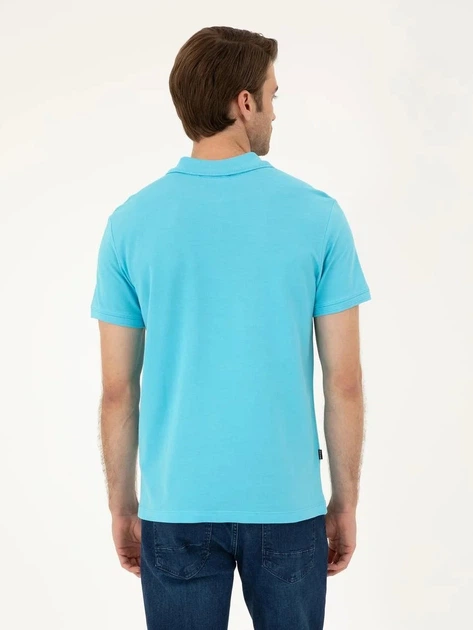 Поло довге чоловіче Pierre Cardin G021GL011-000-1954212 (turkuaz) M Бірюзове (8683857494943) - Фото 2 Поло довге чоловіче Pierre Cardin G021GL011-000-1954212 (turkuaz) M Бірюзове (8683857494943) - зображення 2