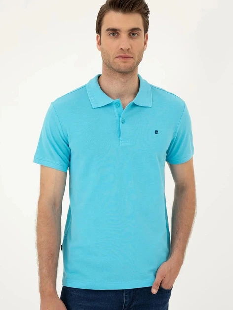 Поло довге чоловіче Pierre Cardin G021GL011-000-1954212 (turkuaz) M Бірюзове (8683857494943) - Фото 4 Поло довге чоловіче Pierre Cardin G021GL011-000-1954212 (turkuaz) M Бірюзове (8683857494943) - зображення 4