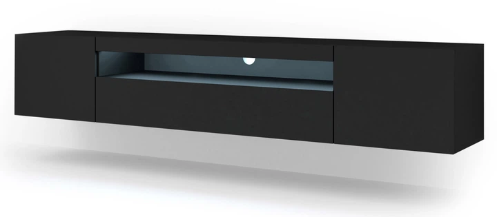 Тумба для під телевізор AURA 200 чорний мат BIM FURNITURE - зображення 3
