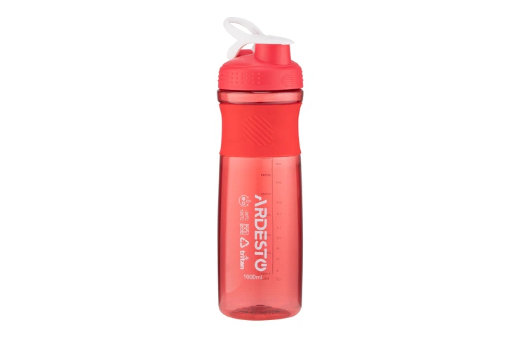 ARDESTO Пляшка для води Smart bottle 1000 мл, червона, тритан - Фото 3 ARDESTO Пляшка для води Smart bottle 1000 мл, червона, тритан - изображение 3