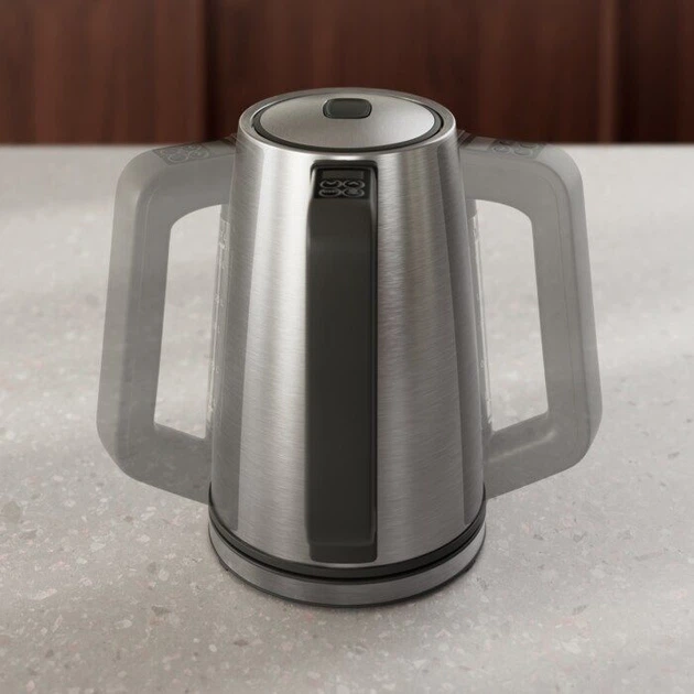 Electrolux Електрочайник, 1.7л, Strix, дисплей, метал, підтримка темп, нерж - изображение 3