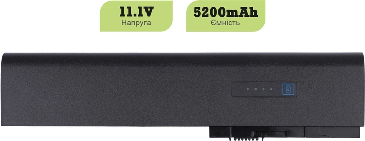 Аккумулятор 1stCharger для ноутбуков HP EliteBook 2560 (SX06) 11.1V 5200mAh Black (BN1st6035) - изображение 2