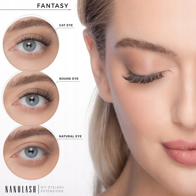 Sztuczne rzęsy Nanolash Eyelash w kępkach Fantasy 36 szt (5905669547833) - obraz 3
