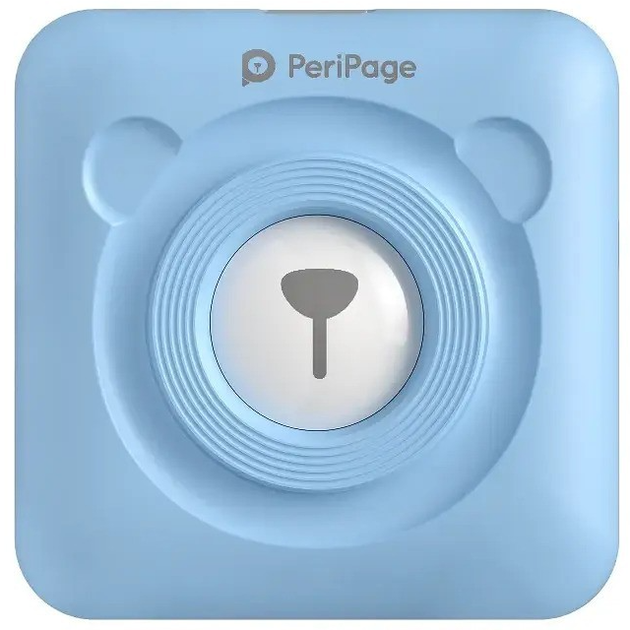 Портативний термопринтер PeriPage A6 Блакитний Б/В - зображення 3