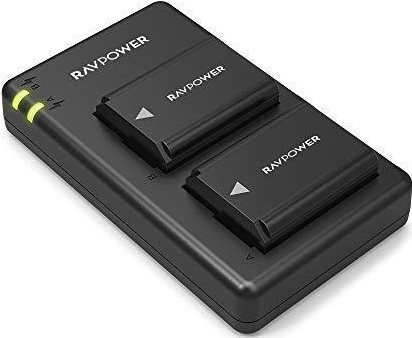 Подвійний зарядний пристрій Ravpower RP-BC024 для Sony NP-FW50 Б/В - Фото 2 Подвійний зарядний пристрій Ravpower RP-BC024 для Sony NP-FW50 Б/В - зображення 2