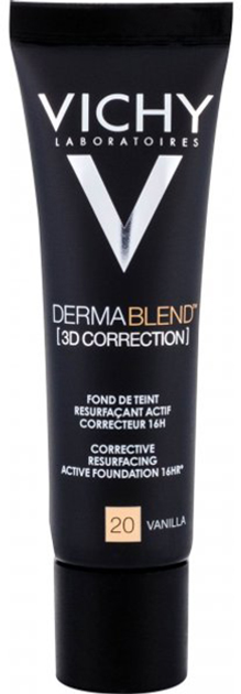 Тональна основа Vichy Dermablend 3D Correction SPF25 20 Vanilla 30 мл (3337875572606) - зображення 2