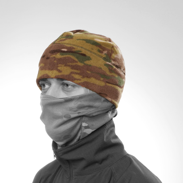 Тактическая шапка зимняя флисовая ВСУ UATAC Multicam - изображение 1