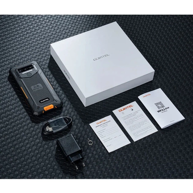 Смартфон Oukitel wp23 pro 6.52" HD+ 8GB 128GB T606 10600mAh 13+5Мп IP69K NFC Black-Orange - изображение 11