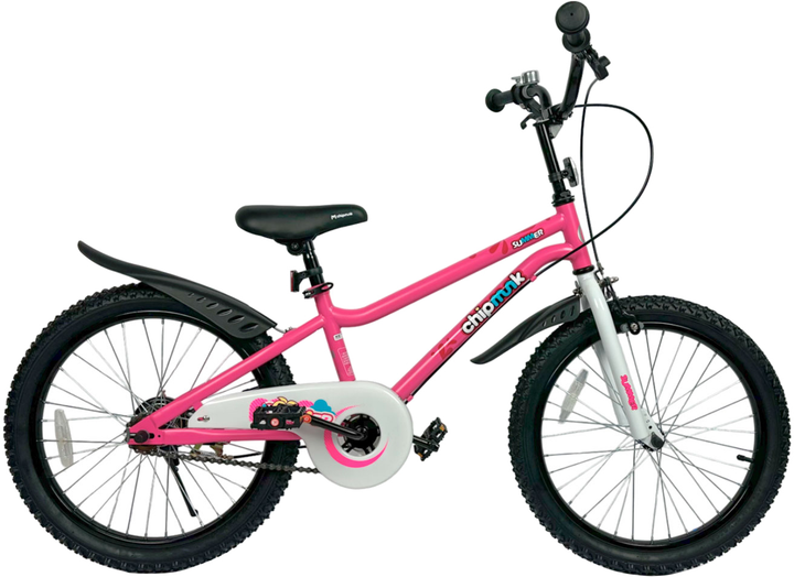 Акція на Дитячий велосипед RoyalBaby Chipmunk Explorer 20" Official UA Рожевий (CM20-1-pink) від Rozetka