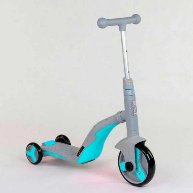 Самокат 3в1 JT вest Scooter самокат велобег велосипед 10181 - изображение 4