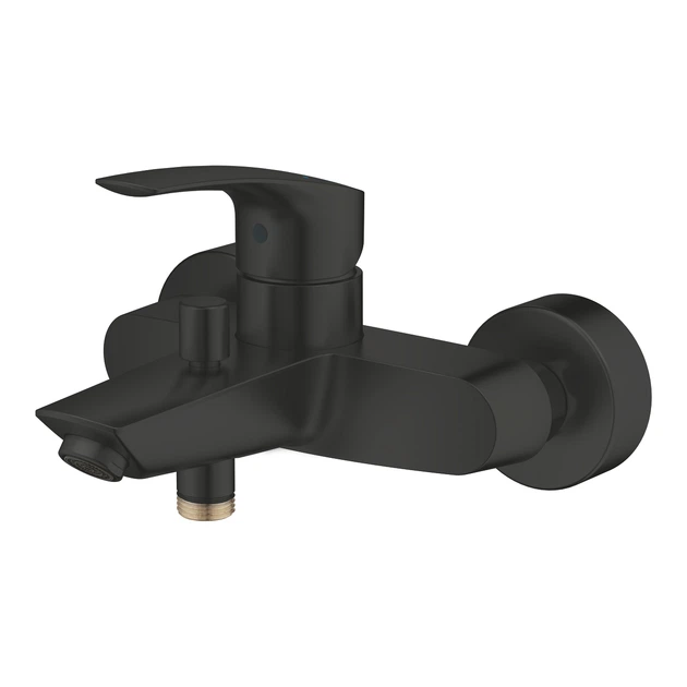 Cмеситель для ванны однорычажный с коротким изливом GROHE Eurosmart черный латунь 333002433 - изображение 3