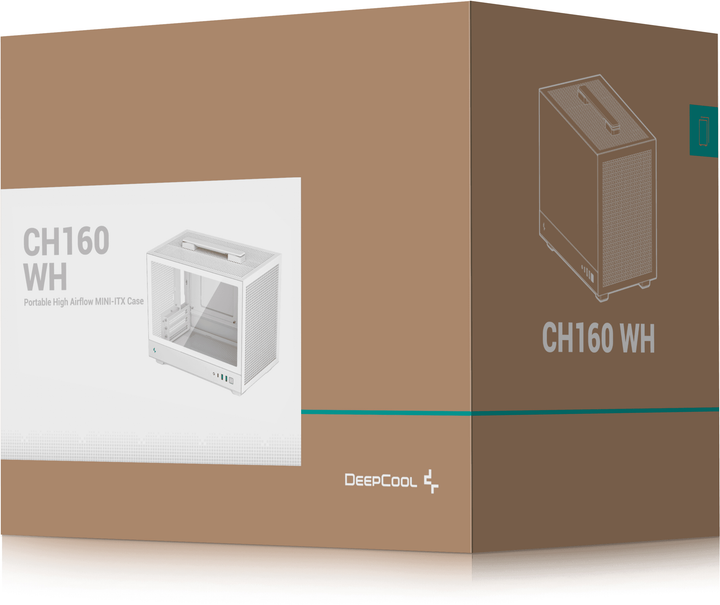 Корпус DeepCool CH160 White (R-CH160-WHNGI0-G-1) - зображення 12