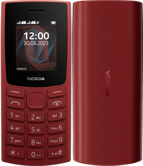 Telefon komórkowy Nokia 105 TA-1557 DualSim Red (1GF019CPB1L06) - obraz 1
