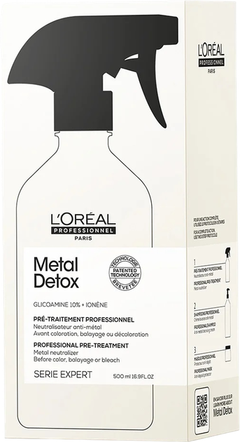 Spray do włosów L'Oreal Paris Expert Metal Detox Neutralizing Pre-Treatment 500 ml (0000030164840) - obraz 2