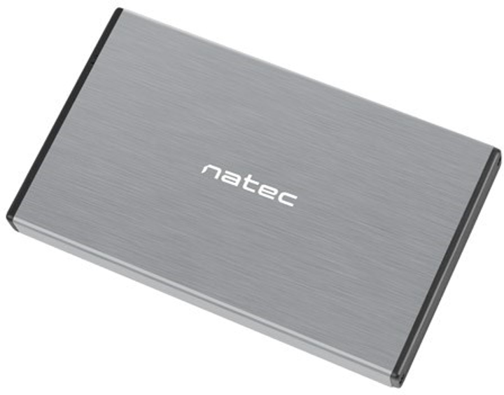 Зовнішня кишеня NATEC Rhino Go на диск SATA 2.5" HDD/SSD - USB 3.0 Grey (NKZ-1281) - зображення 2