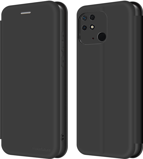 Чохол-книжка для смартфона MakeFuture Flip для Xiaomi Redmi 10C Black (MCP-XR10CBK) - зображення 2