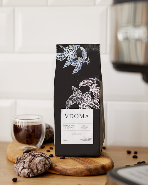 Кава в зернах VDOMA Cloud Nine Brew натуральна смажена 250 г (VDOMA-C-CNB-250) - зображення 4