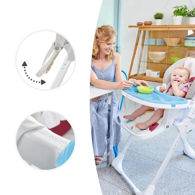 Стульчик для кормления Kinderkraft Yummy Multi, 5902533910274 - Фото 12 Стульчик для кормления Kinderkraft Yummy Multi, 5902533910274 - изображение 12