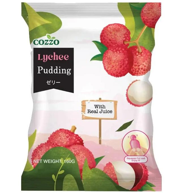 Конжак желе со вкусом личи Cozzo Lychee Pudding 8x20г – купить в ...