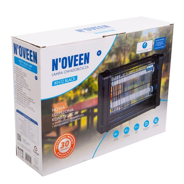 Уничтожитель насекомых комаров мух Noveen IKN-12 черный - изображение 6