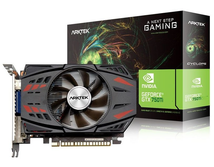 Відеокарта Arktek GeForce GTX 750 Ti 4Gb GDDR5 (AKN750TiD5S4GH1) – фото ...