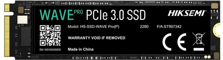 Dysk SSD Hiksemi WAVE Pro(P) 2TB M.2 2280 NVMe PCIe 3.0 x4 3D TLC (6974202725761) - obraz 1