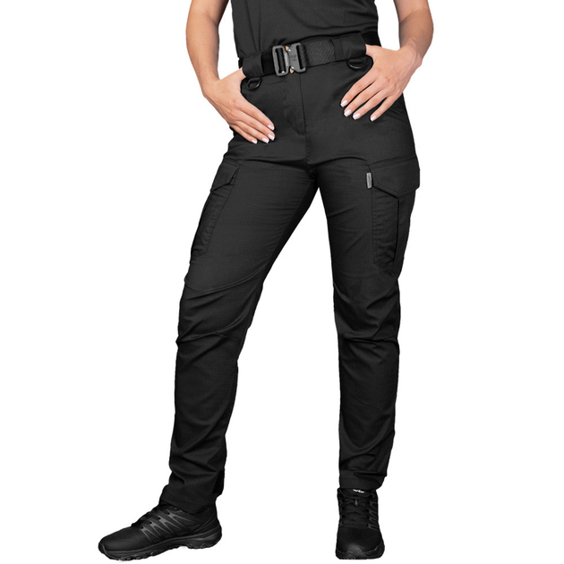 Женские Штаны Rip-Stop Flex с 6-ю карманами черные / Легкие Брюки Camotec Pani CG Patrol Pro размер M - изображение 2