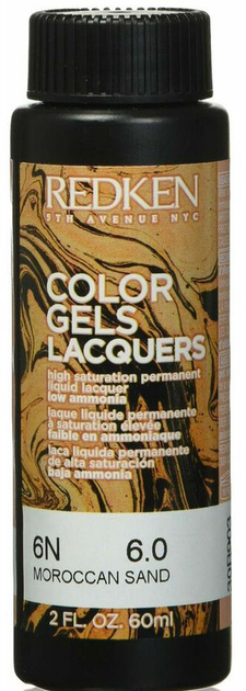 Фарба для волосся Redken Color Gels Lacquers 6N Moroccan Sand перманентна 60 мл (0884486377920) - зображення 1