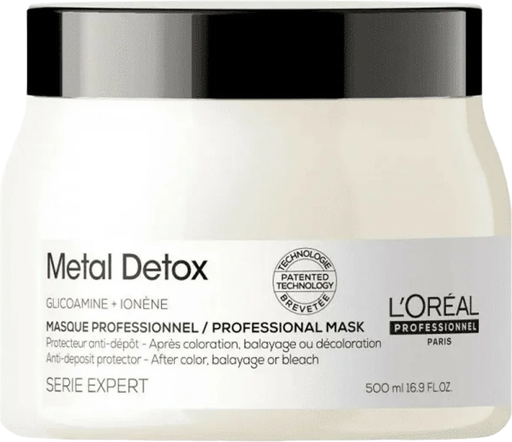 Маска для волосся L'Oreal Paris Serie Expert Metal Detox Anti-deposit Protector 500 мл (0000030163478) - зображення 1