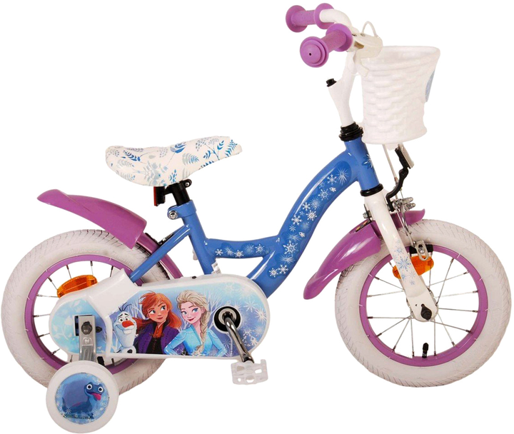 Велосипед дитячий Volare Крижане Серце II 12 Синьо-фіолетовий (8715347212772) - зображення 1