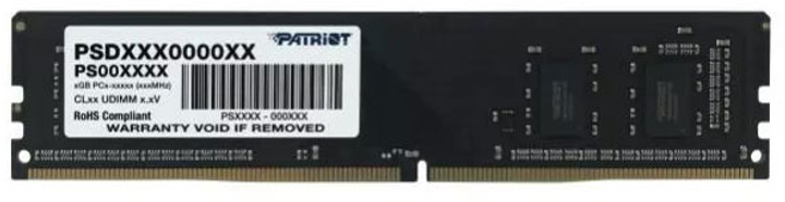 Оперативная память Patriot SO-DIMM DDR4-2666 8192MB PC4-21300 Signature ...