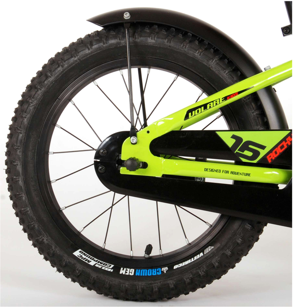 Rower dziecięcy Volare Rocky 16 Zielono-Czarny (8715347916618) - obraz 8