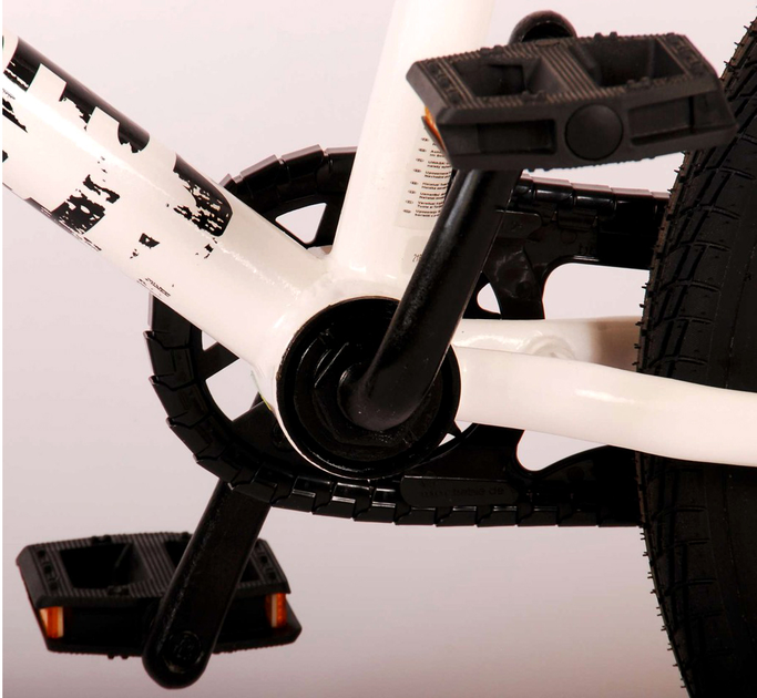 Велосипед дитячий Volare Cool Rider BMX 18 біло-золотий (8715347218798) - зображення 7