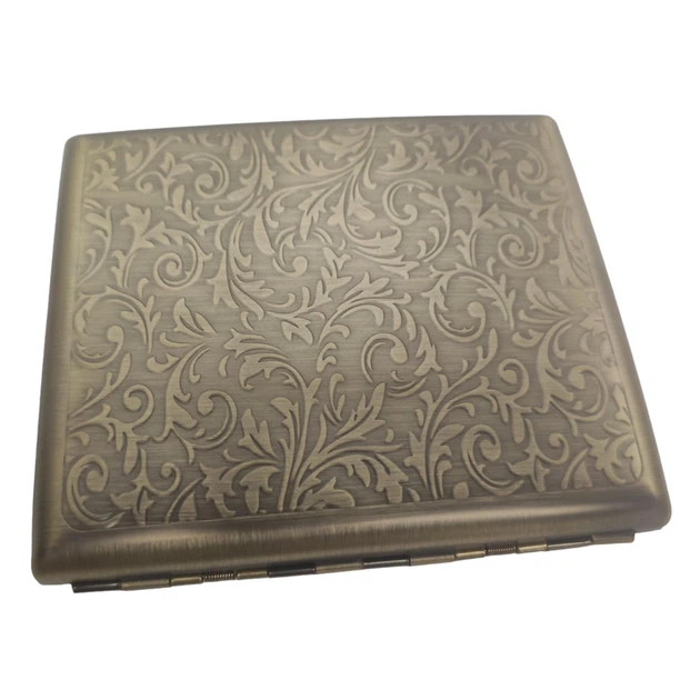 Портсигар металлический GVIPAI Pattern Brass на 20 сигарет - изображение 6