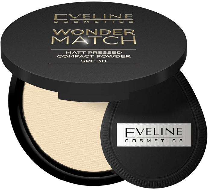 Пудра Eveline Wonder Match матуюча SPF 30 01 8 г (5903416065975) - зображення 1