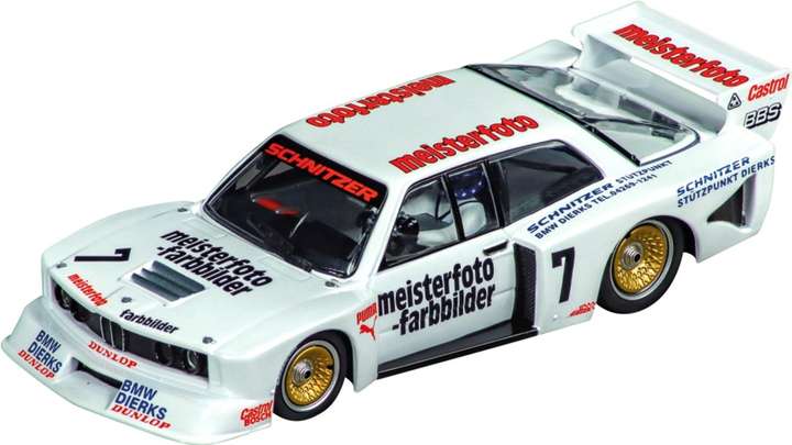 Auto Carrera Digital 132 BMW 320 Turbo Flachbau Team Schnitzer No.7 (4007486320376) - obraz 1