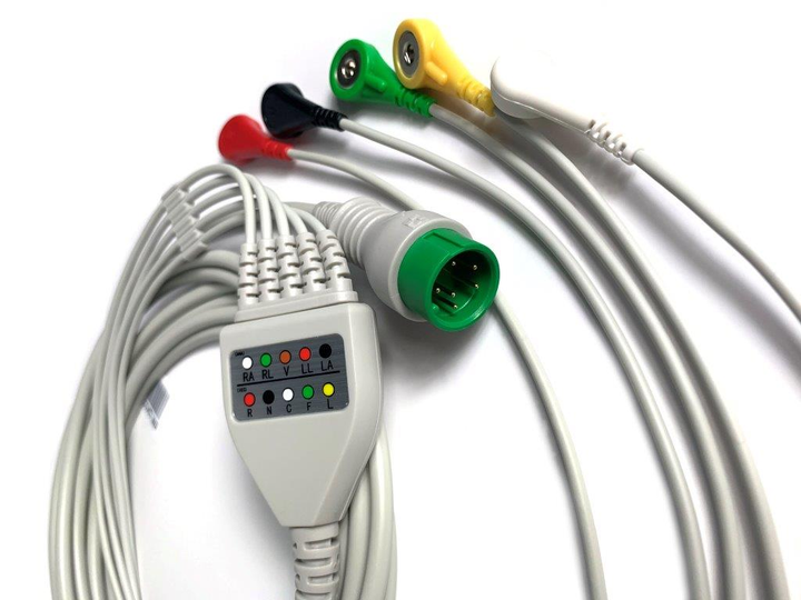 ЕКГ кабель для монітора CREATIVE MEDICAL К12 (15010020) - изображение 1