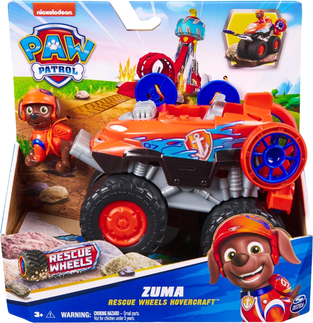 Транспортний засіб Spin Master Paw Patrol Rescue Wheels Themed Vehicles Zuma (778988453377) - зображення 1