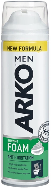 Пена для бритья "Защита от Раздражения" ARKO Men Shaving Foam Anti-Irritation 200ml (670507-586258-2) - Фото 1 Пена для бритья "Защита от Раздражения" ARKO Men Shaving Foam Anti-Irritation 200ml (670507-586258-2) - изображение 1