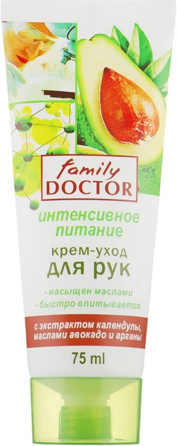 Крем-уход для рук "Интенсивное питание" Family Doctor 75ml (570316-527458-2) - Фото 1 Крем-уход для рук "Интенсивное питание" Family Doctor 75ml (570316-527458-2) - изображение 1