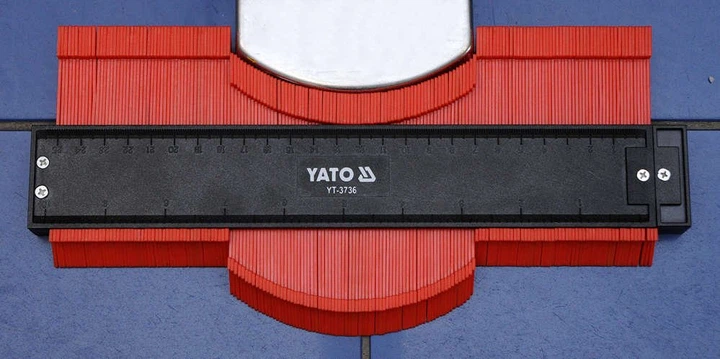 Шаблометр Контурний із Пластиковими Голками 260 х 44 мм YATO (YT-3736) - зображення 5