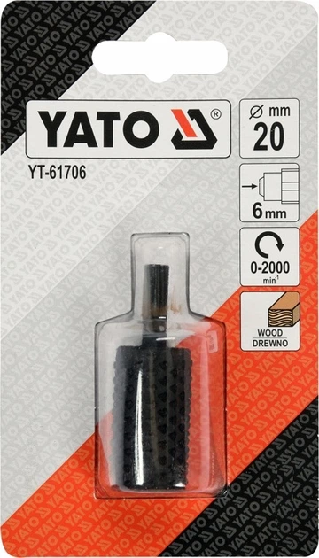 Фреза по Дереву Для Дрели Ø 20 мм YATO (YT-61706) - Фото 4 Фреза по Дереву Для Дрели Ø 20 мм YATO (YT-61706) - изображение 4