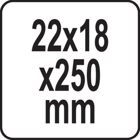 Лопатка Для Штроби на Перфоратор SDS-Plus 22 х 250 мм CrV YATO (YT-4722) - зображення 4