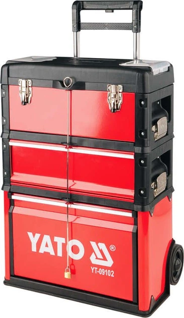 Ящик на Колесах Для Инструментов (520 х 320 х 720 мм) YATO YT-09102 - Фото 1 Ящик на Колесах Для Инструментов (520 х 320 х 720 мм) YATO YT-09102 - изображение 1