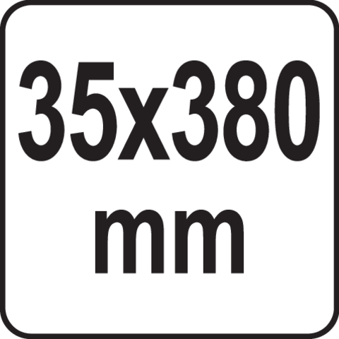 Зубило Канавкове Для Перфоратора SDS-Max 35 х 380 мм YATO (YT-47330) - Фото 5 Зубило Канавкове Для Перфоратора SDS-Max 35 х 380 мм YATO (YT-47330) - зображення 5