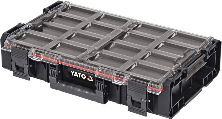 Системный Органайзер на 12 Секций (585 x 387 x 131 мм) Базовый YATO YT-09180 - Фото 1 Системный Органайзер на 12 Секций (585 x 387 x 131 мм) Базовый YATO YT-09180 - изображение 1